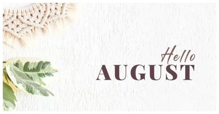 Potret Poster Hello August