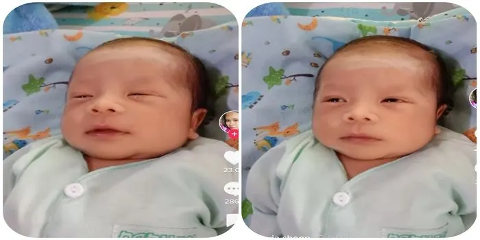 Foto-foto bayi yang banyak disebut warganet mirip Ferdy Sambo / @olyviaputrianggraeni4
