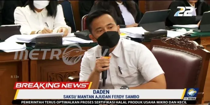 Pernyataan Mengejutkan Daden Miftahul Haq, Akui Masih Layani Keluarga Ferdy Sambo Atas Inisiatif Sendiri