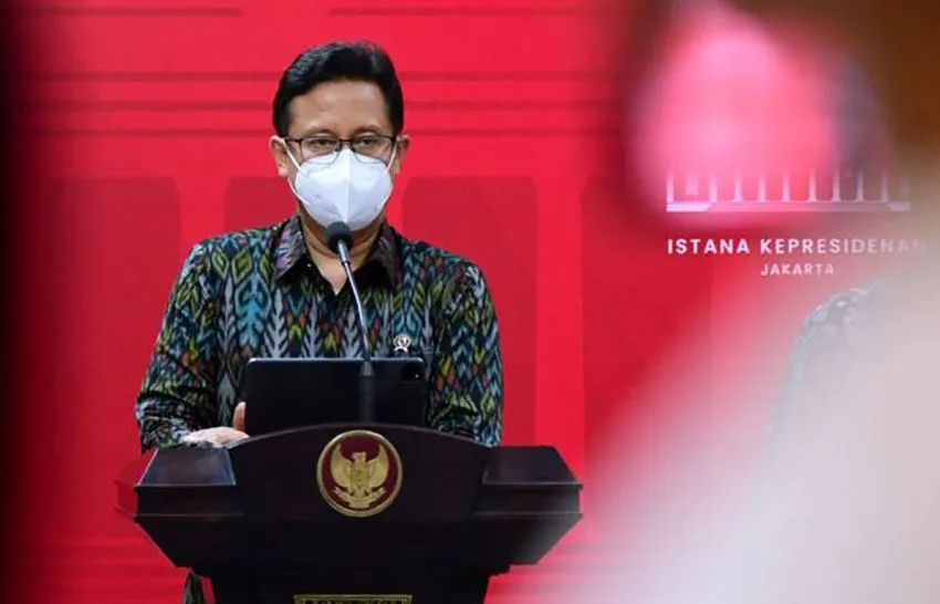 Menteri Kesehatan (Menkes) Budi Gunadi Sadikin dalam keterangannya di Kantor Presiden, Jakarta, usai mengikuti rapat terbatas yang dipimpin oleh Presiden pada Senin, 13 Juni 2022.