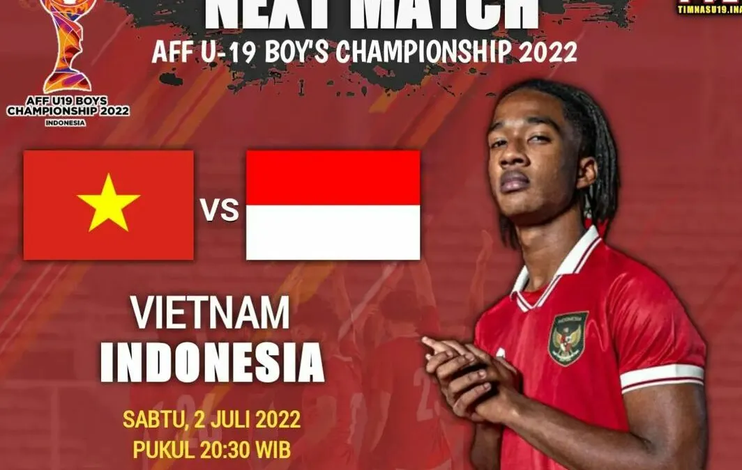 Link Live Streaming Siaran Langsung Indonesia U-19 Vs Vietmam U-19