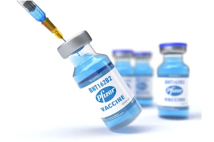 Vaksin Covid-19 merek Pfizer. 