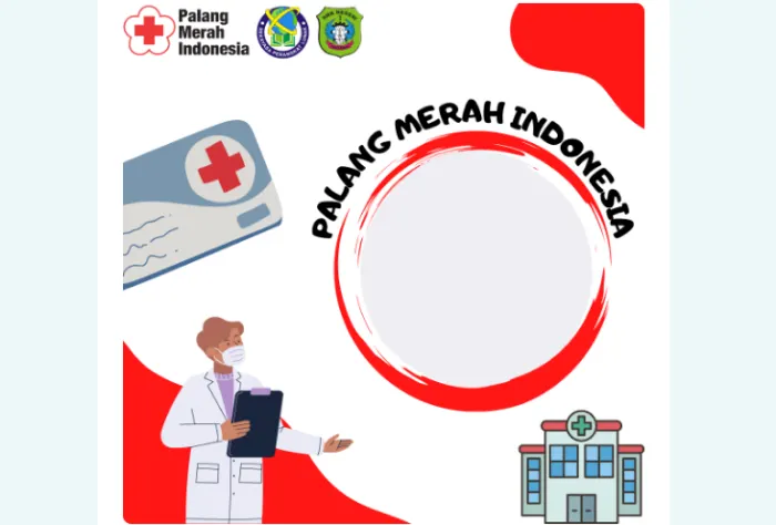 Twibbon ucapan Hari Palang Merah Indonesia 2022/