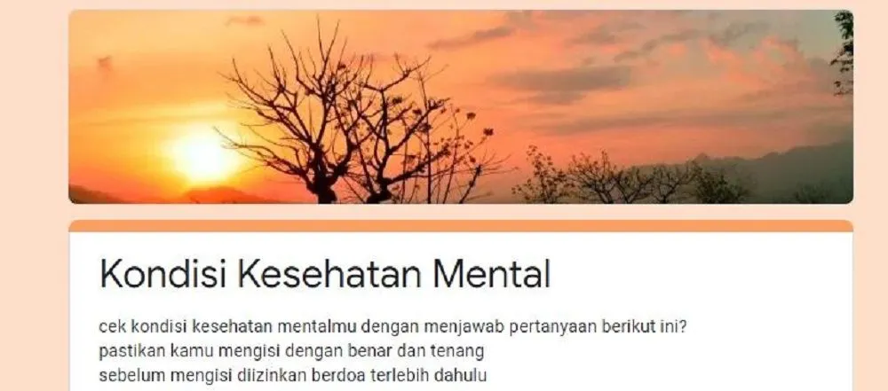 Tes Kesehatan Mental Gratis