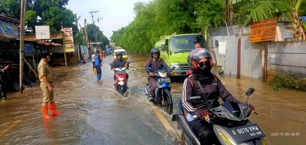 Ilustrasi/ Genangan banjir di ruas jalan Puri Kembangan, Jakarta Barat/dok: barat.jakarta.go.id
