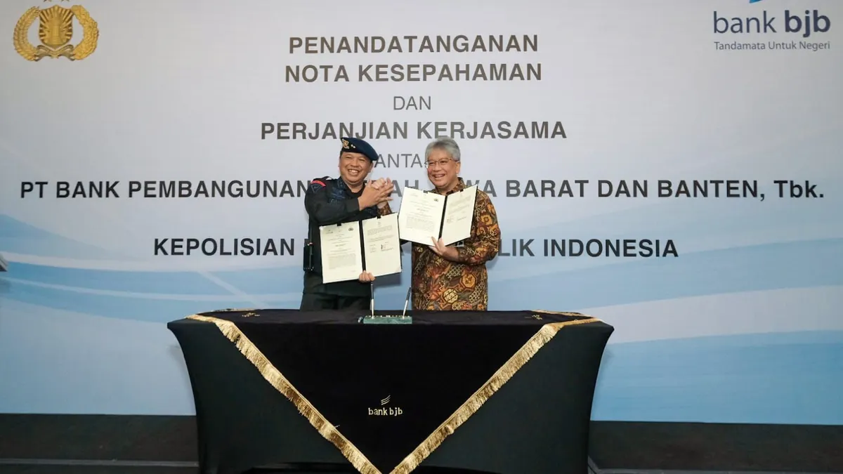 Perluas Sinergi, bank bjb Tandatangani Perjanjian Kerjasama dan Nota Kesepahaman dengan Polri