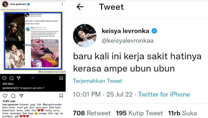 Ivan Gunawan Minta Maaf kepada Keisya Levronka