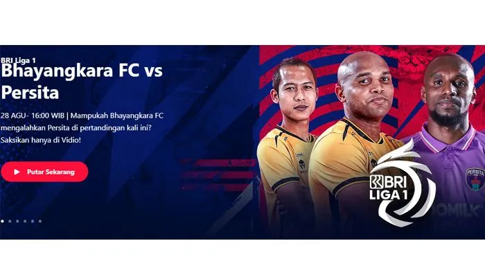 Link Live Streaming Bola Bhayangkara FC vs Persita Tangerang BRI Liga 1