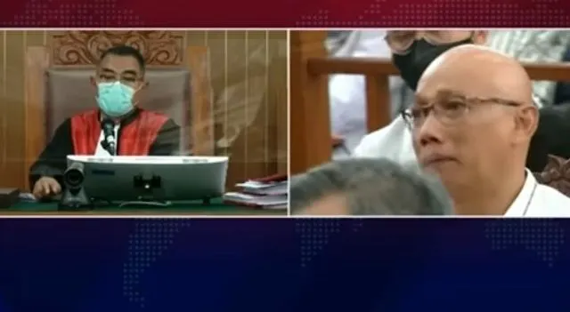 Susanto Haris selaku mantan Kepala Bagian Penegakan Hukum Provos Divisi Propam memberikan kesaksiannya saat diperintah Ferdy Sambo.