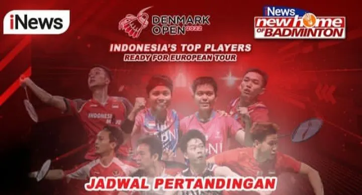 Jadwal dan Link Streaming Denmark Open 2022 Hari Kedua Rabu 19 Oktober 2022, Jangan Sampai Terlewat!