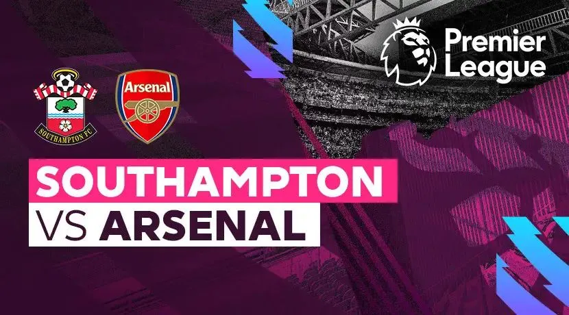Southampton vs Arsenal di Liga Inggris.