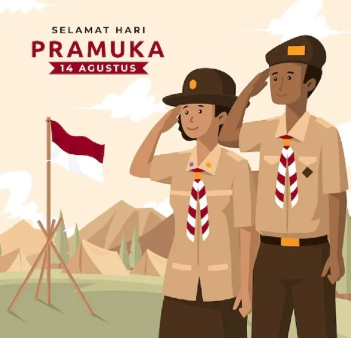 ilustrasi pramuka