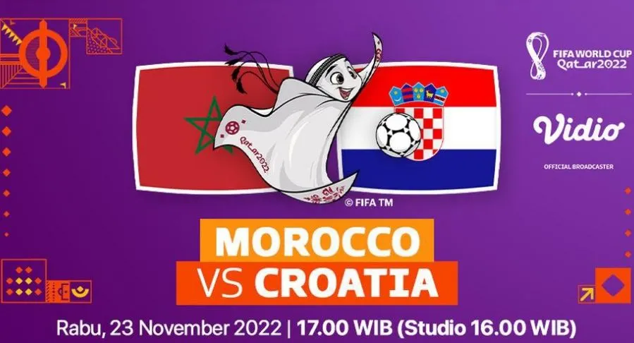 Link Live Streaming Piala Dunia 2022, Maroko vs Kroasia Sore Ini Jam 17.00 WIB, Gratis Klik di Sini!