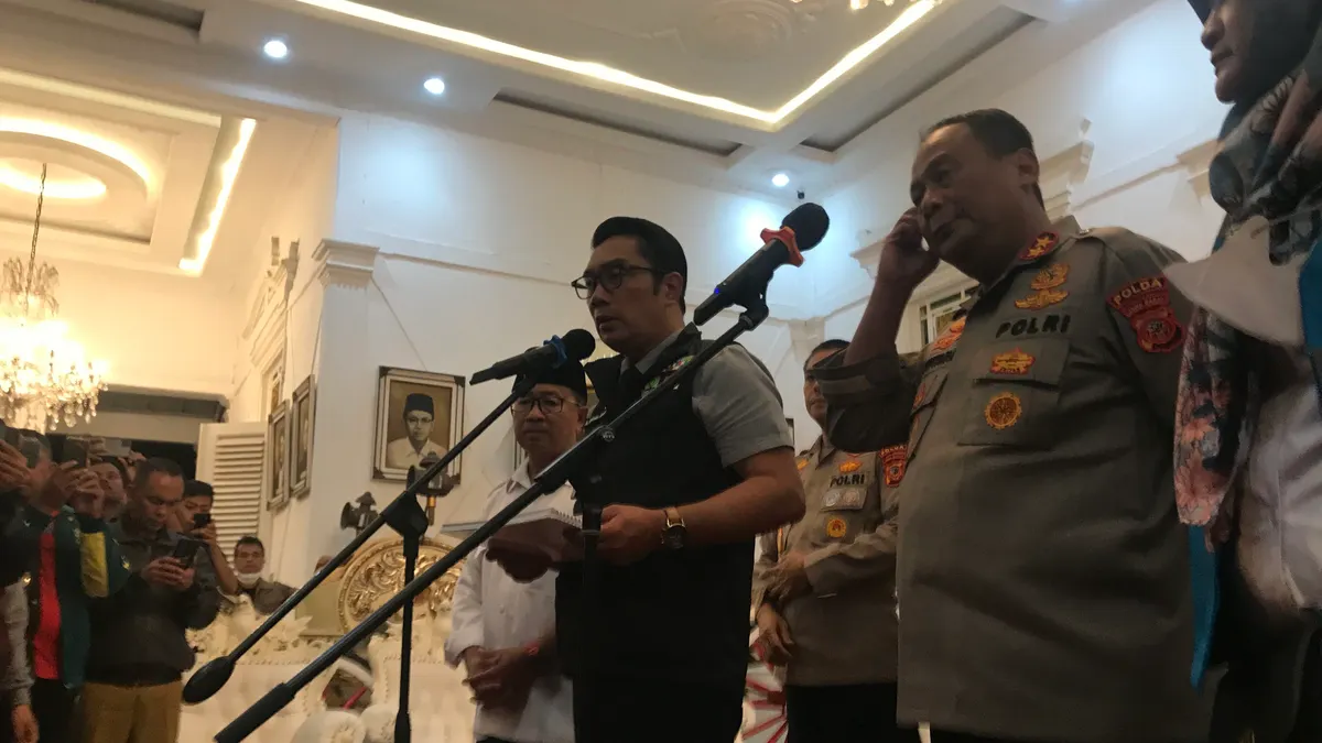 Ridwan Kamil beri kabar duka 162 orang meninggal dunia akibat gempa Cianjur, Jawa Barat.