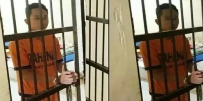 Anggota Polres Pasuruan Bripda Randy Bagus tersangka kasus meninggalnya mahasiswi Universitas Brawijaya (UB) Novia Widyasari. 