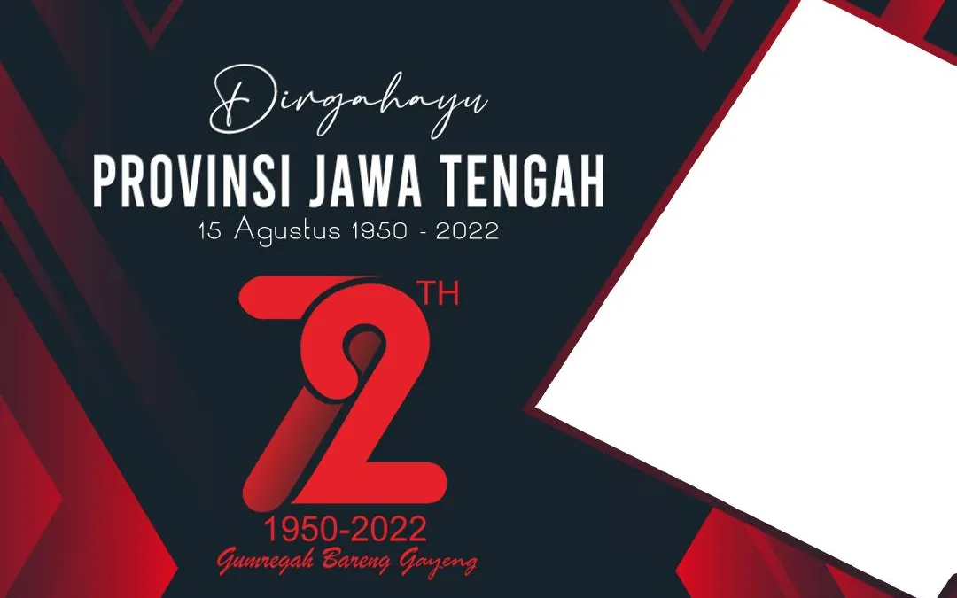 Link twibbon Hari Jadi Jawa Tengah ke-72 tahun 2022