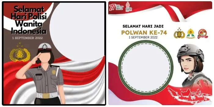 20 Link Twibbon Hari Polwan Besok 1 September 2022, Cocok untuk Status di Facebook, Instagram hingga WhatsApp 