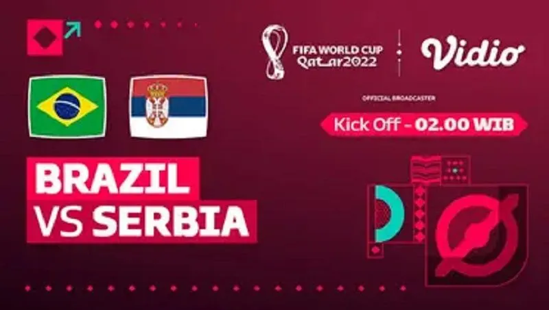 Link Live Streaming Brasil vs Serbia Piala Dunia 2022 pukul 02.00 WIB 25 November 2022