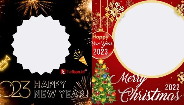 Twibbon Natal 2022 dan Tahun Baru 2023.