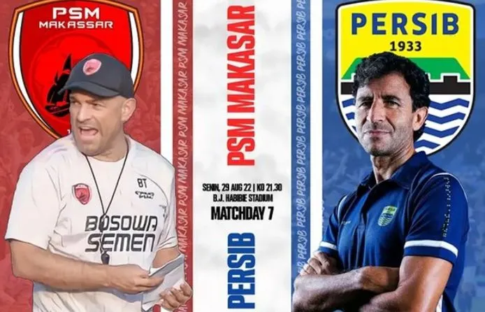 PSM Makassar vs Persib Bandung.