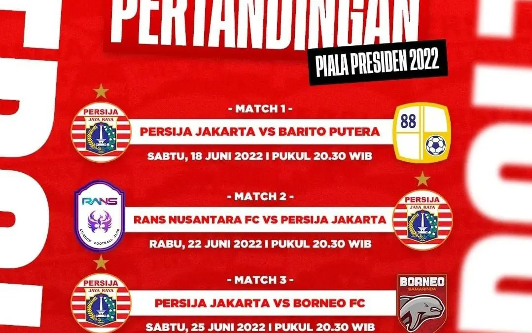 Jadwal Pertandingan.