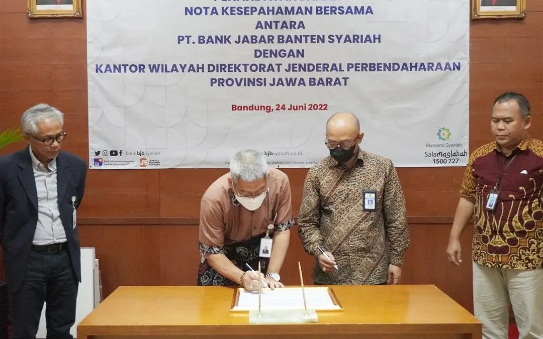 bank bjb syariah sinergi dengan Kantor Wilayah Direktorat Jendral Perbendaharaan Provinsi Jawa Barat