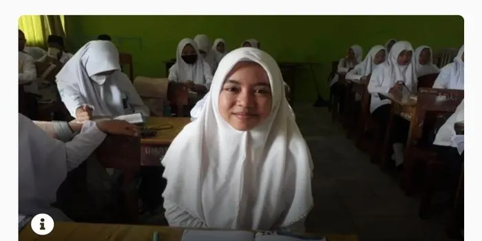 Jingga terdaftar sebagai siswi salah satu MAN di Pringsewu, Lampung/nu.or.id