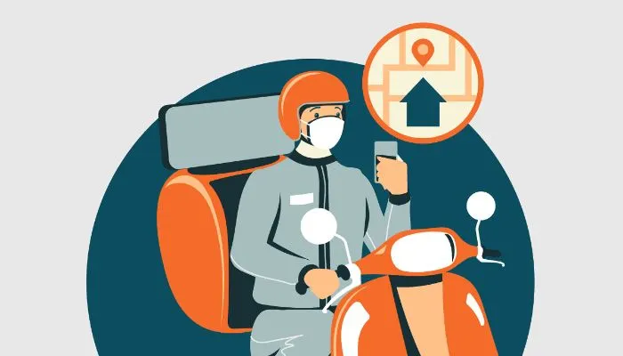 Ilustrasi tarif ojol naik.