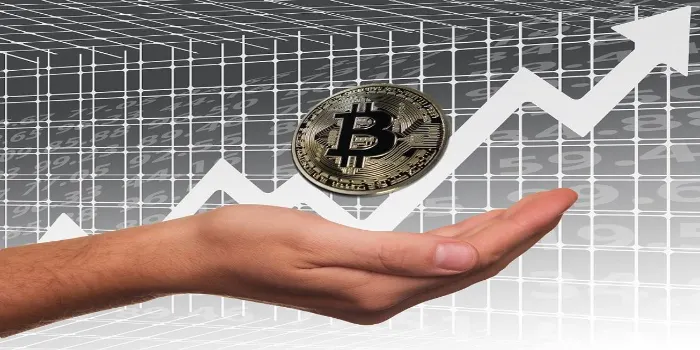 Ilustrasi Bitcoin Kripto.
