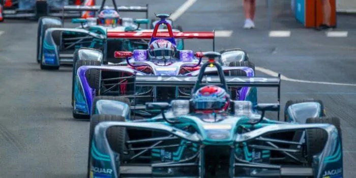 Ilustrasi balapan Formula E. Setidaknya ada 5 opsi pilihan lokasi sirkuit Formula E Jakarta yang akan berlangsung Juni 2022 mendatang.
