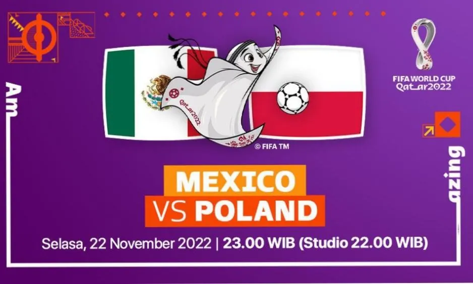 Link Live Streaming Piala Dunia 2022 Qatar, Meksiko vs Polandia Malam Ini Jam 23.00, Tonton di Sini!