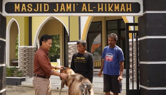 PNM Serahkan Bantuan Hewan Qurban di Purwokerto