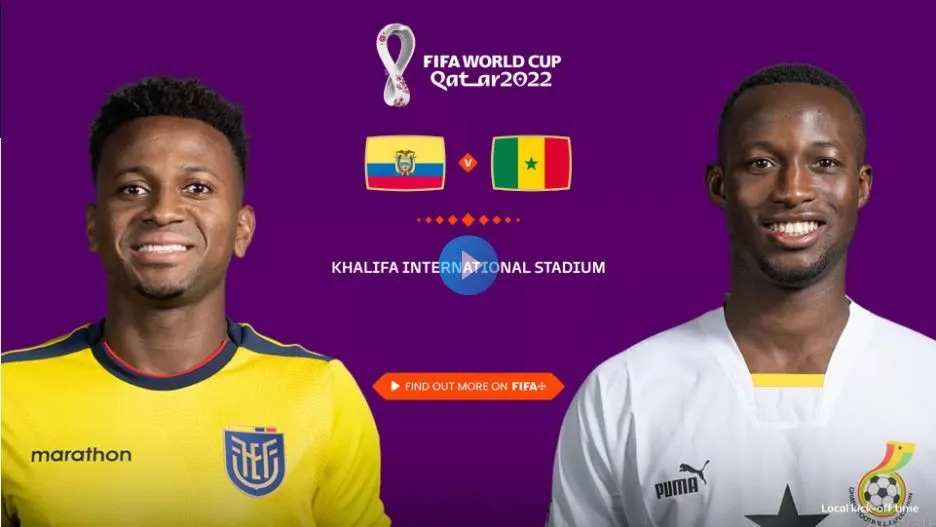 Link Streaming Piala Dunia 2022 Ekuador vs Senegal Malam Ini Kick Off pukul 22.00 WIB Beserta Prediksi!