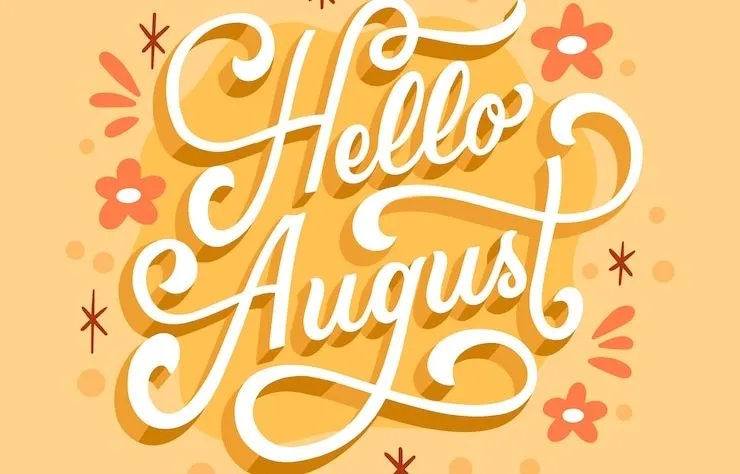 Illustration, 15 August welcome greetings.