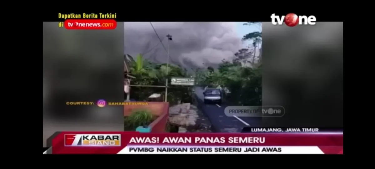 Erupsi Gunung Semeru Berstatus Awas, Bupati Lumajang Memutuskan Tanggap Darurat Hingga 14 Hari Kedepan!