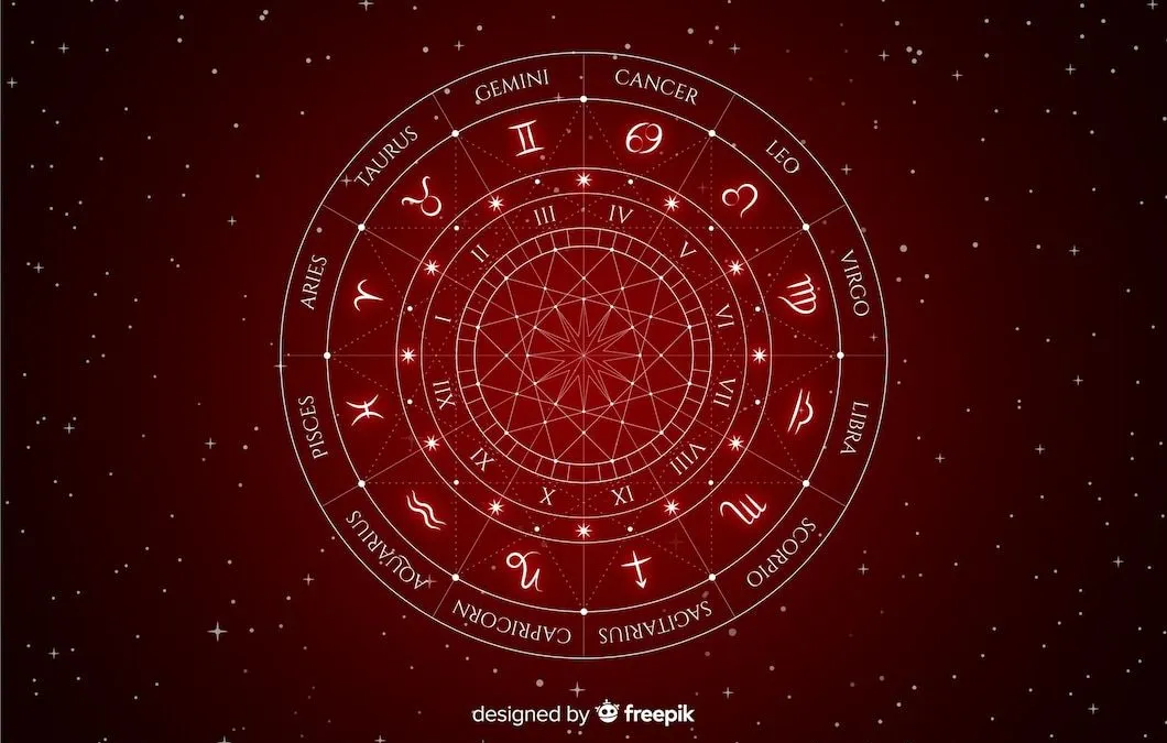 Ilustrasi lambang peruntungan Zodiak. (Freepik) 