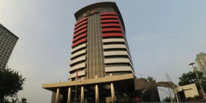 Ilustrasi Gedung KPK merah putih di Jakarta. Dua pegawai KPK dijatuhi sanksi. 