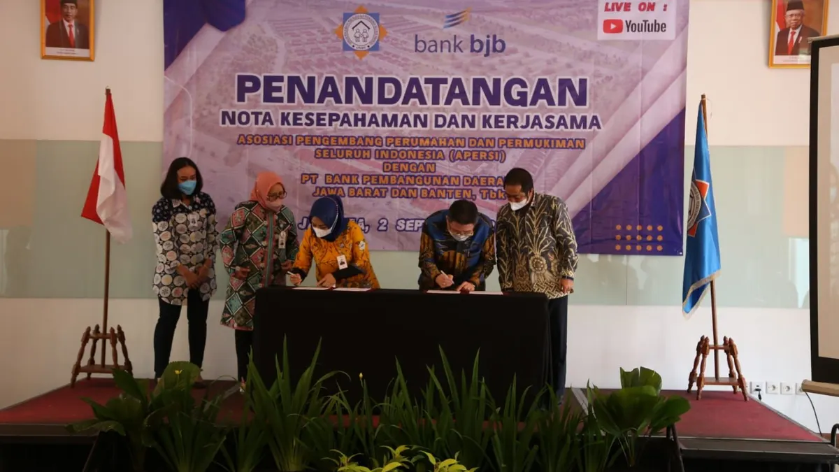 Permudah Akses Kepemilikan Rumah, bank bjb Jalin Kerja Sama dengan APERSI