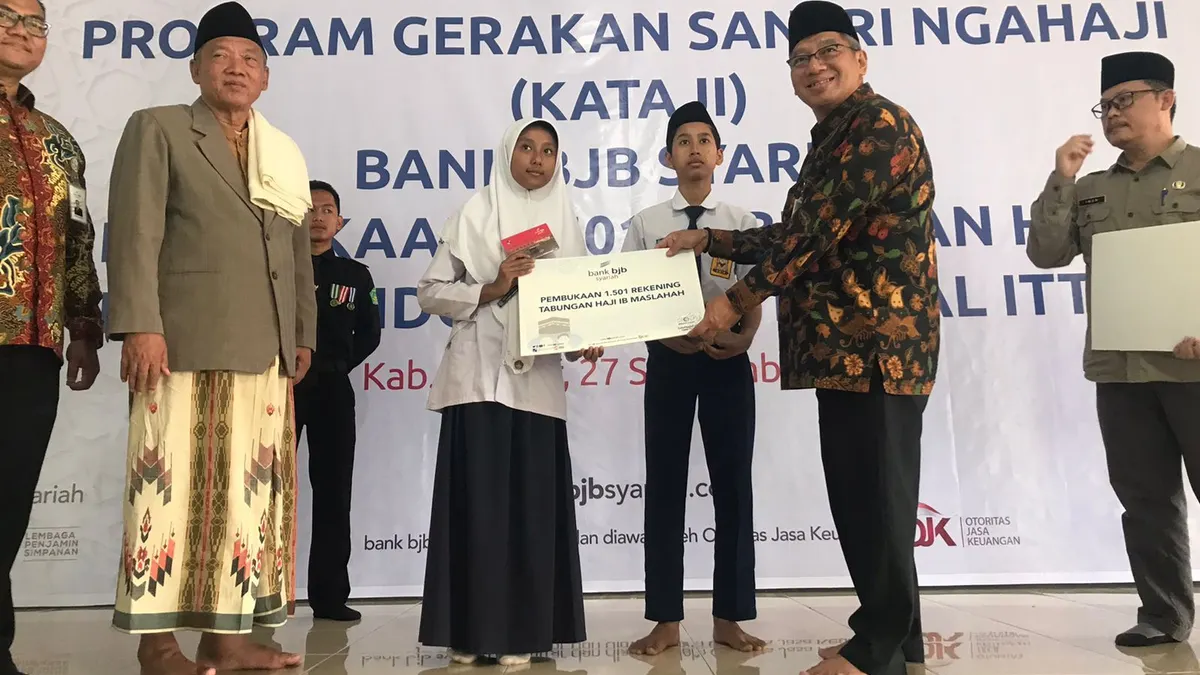 Program Gerakan Santri Ngahaji (Kataji) bank bjb syariah di Pesantren Al-Ittihad Cianjur