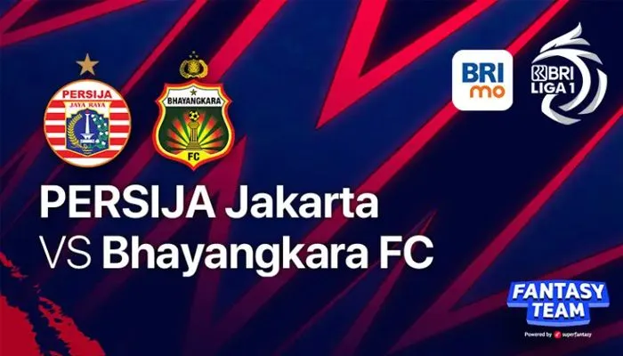 Siaran Langsung BRI Liga 1 Persija Jakarta vs Bhayangkara FC, Malam Ini Kick Off Jam 20.30 WIB