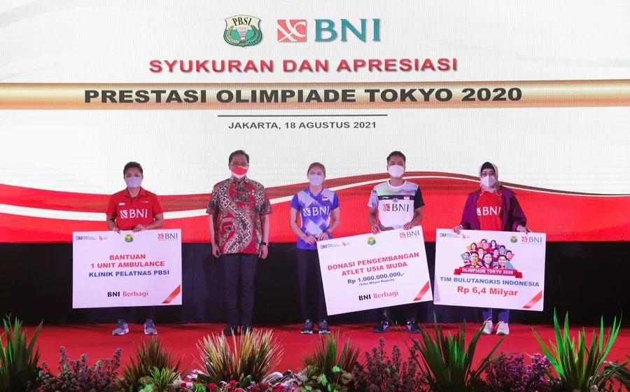 Pemberian bonus oleh PBSI