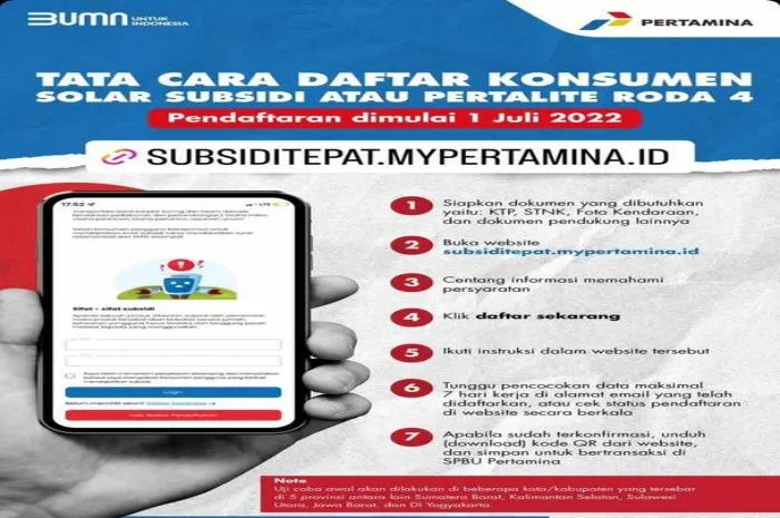 masyarakat yang ingin mendapat BBM tipe itu harus terdaftar di mekanisme MyPertamina mulai 1 Juli 2022.