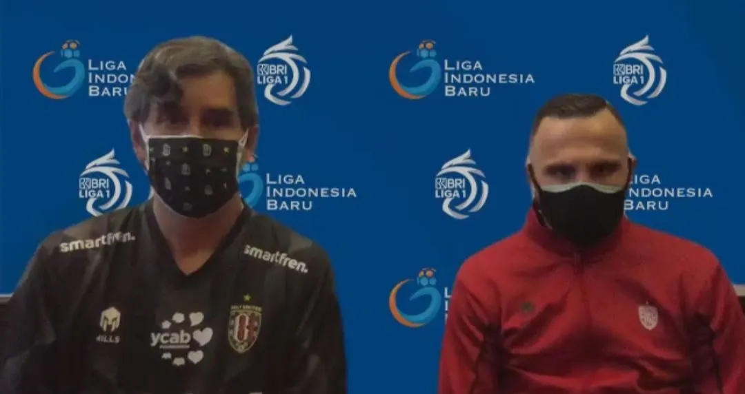 BRI Liga 1 2021 Bali United vs Persik Kediri: Ini Persiapan Tecco dan Spaso