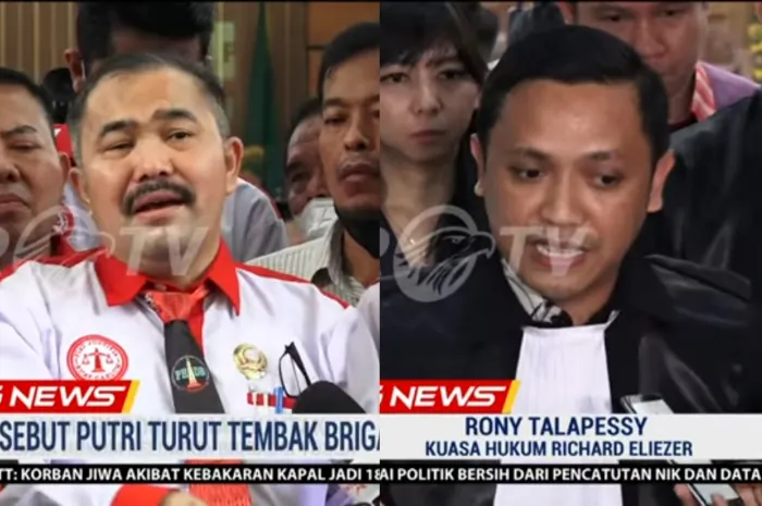 Rony, Kuasa Hukum Bharada E membantah pengakuan Kamaruddin terkait Putri Candrawathi yang ikut menembak Brigadir J.