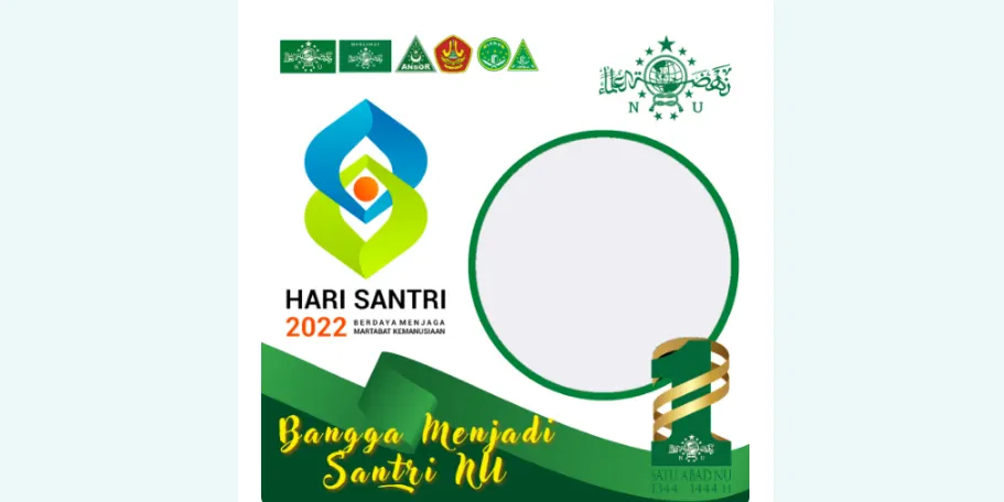 Twibbon Hari Santri 2022 NU.