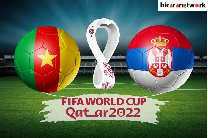 Link streaming pertandingan lanjutan grup G yang mempertemukan Kamerun dan Serbia.
