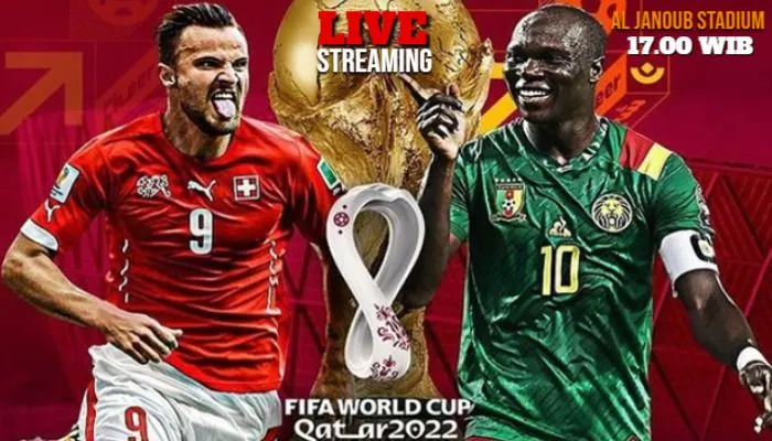 Link Live Streaming Piala Dunia 2022,&nbsp;Swiss vs Kamerun Sore Ini Jam 17.00 WIB, Tonton di Sini Gratis!