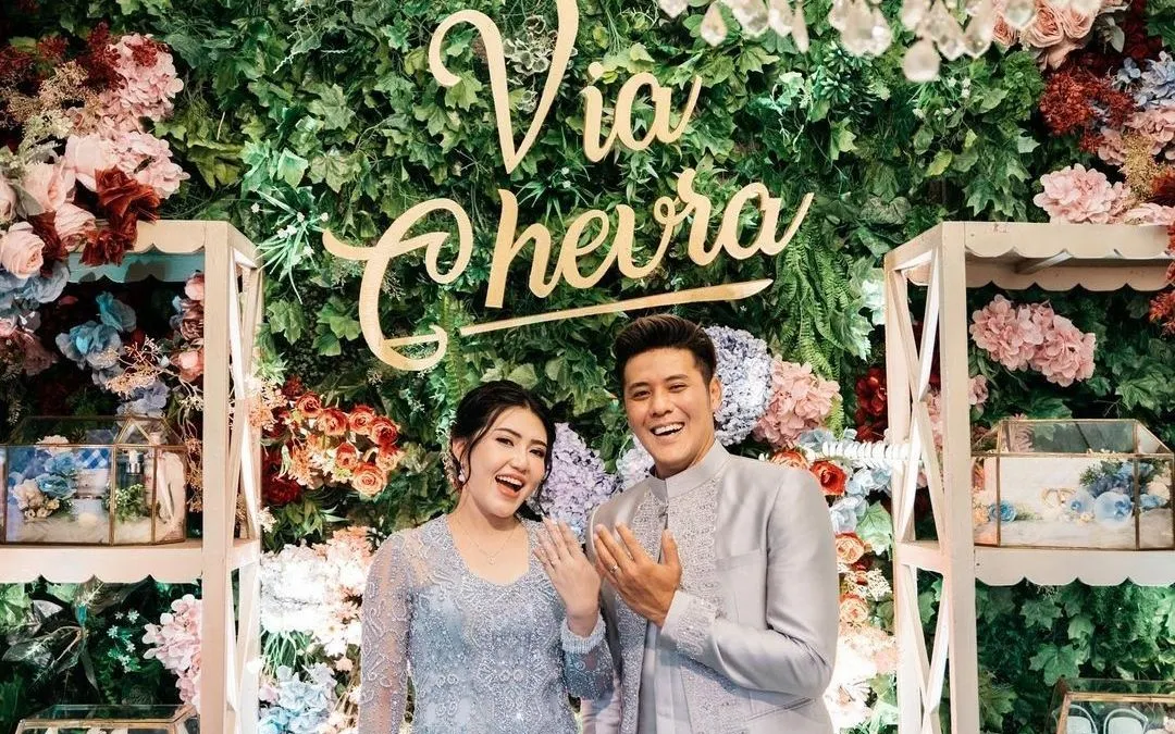 Akad nikah Via Vallen dan Chevra Yolandi dimulai pagi ini tayang di live streaming