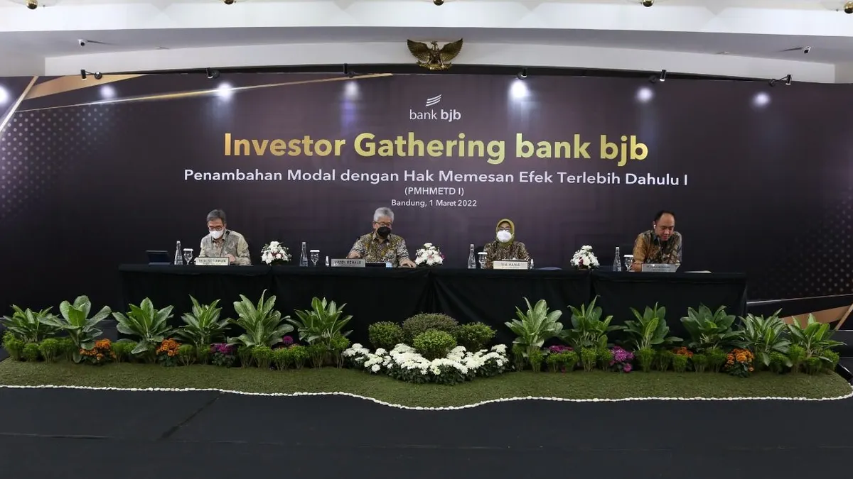 Kinerja Kinclong, Yuddy Ajak Investor Tak Sia-siakan Right Issue bank bjb