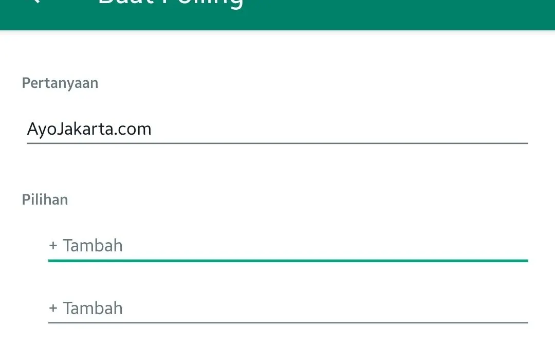 Fitur Polling WhatsApp sudah tersedia di Indonesia.